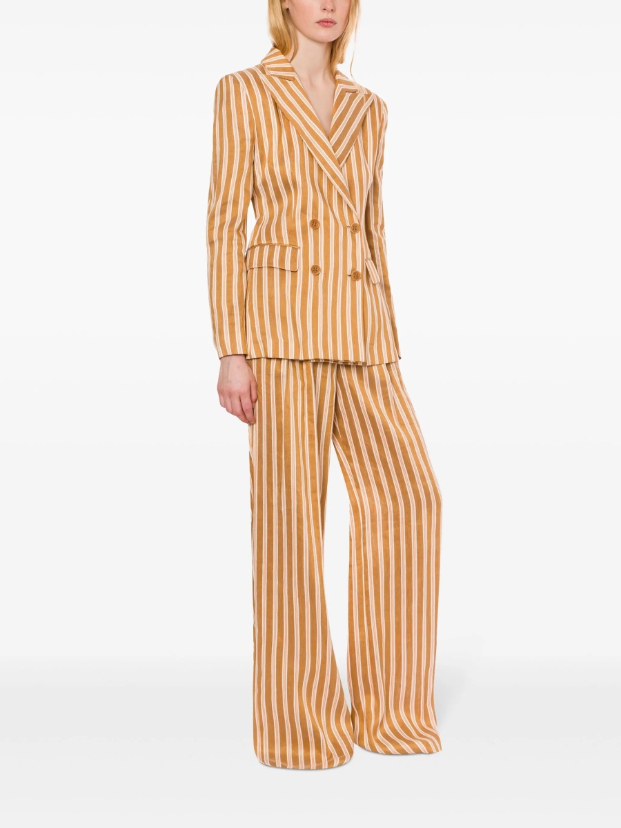Pantaloni eleganti Alberta Ferretti maro - Img 2