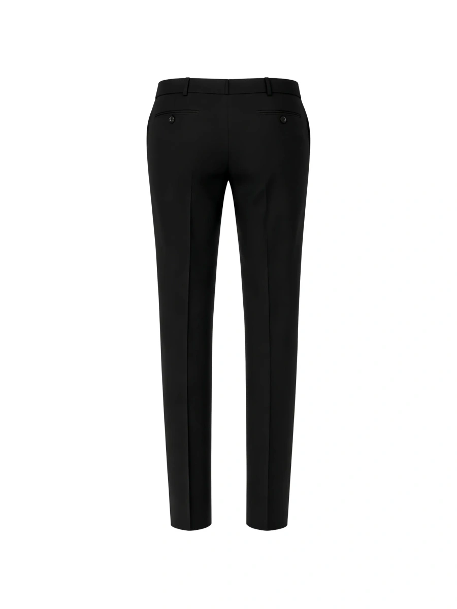 Pantaloni eleganti Alexander McQueen negri - Img 2