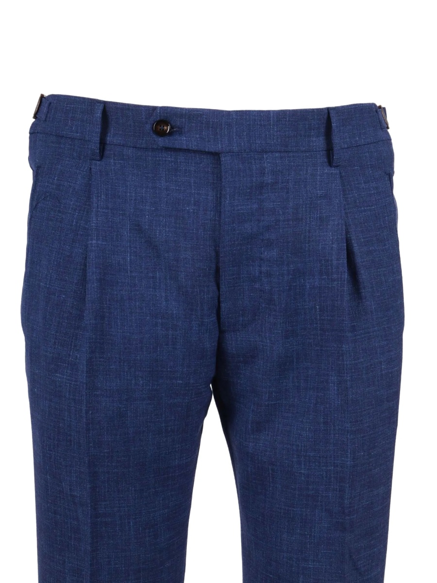 Pantaloni eleganti BerWich albastri - Img 3