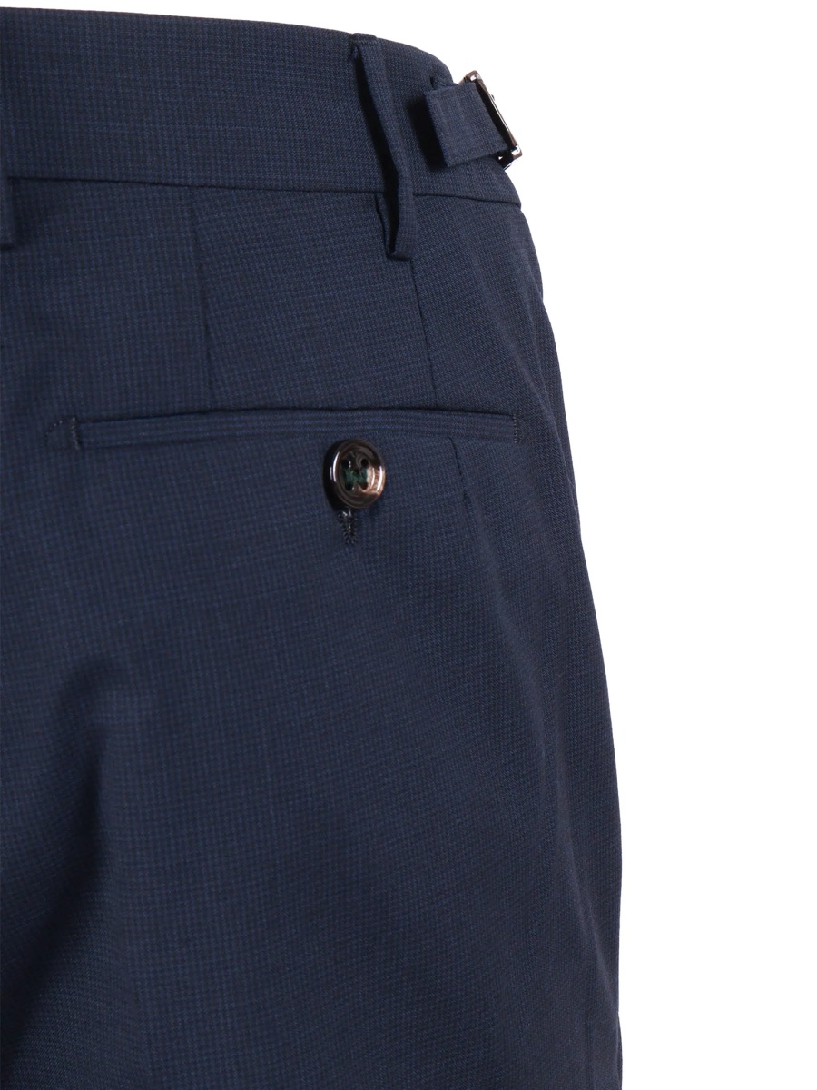 Pantaloni eleganti BerWich albastri - Img 3