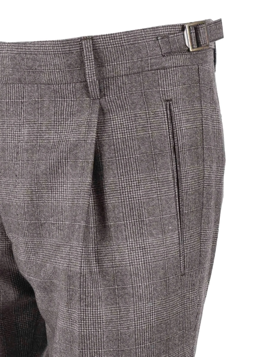 Pantaloni eleganti BerWich maro - Img 3