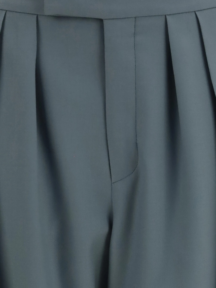 Pantaloni eleganti Chloe albastri - Img 3