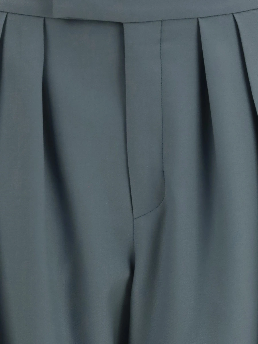 Pantaloni eleganti Chloe albastri - Img 3