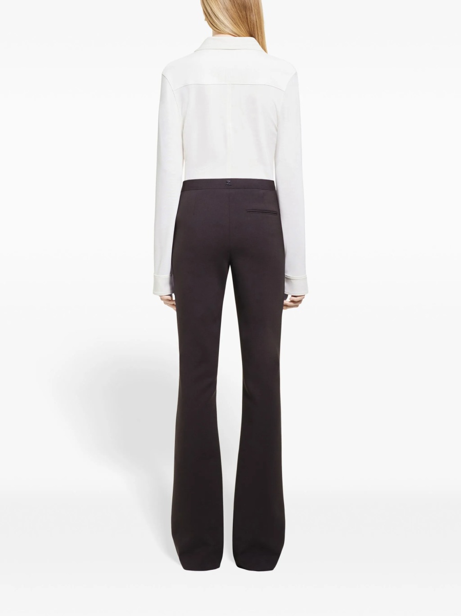 Pantaloni eleganti COURRÈGES maro - Img 4