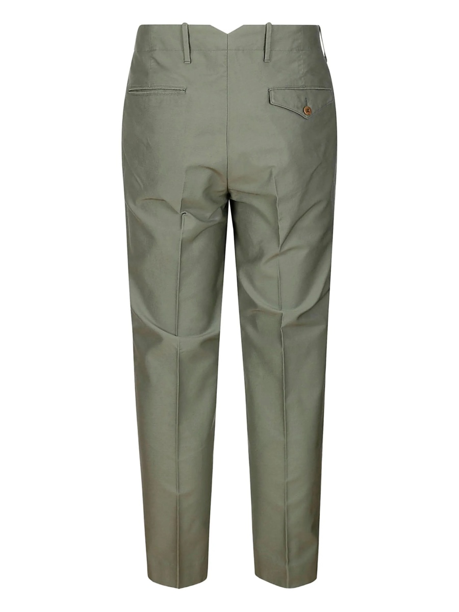 Pantaloni eleganti HINDUSTRIE verzi - Img 2