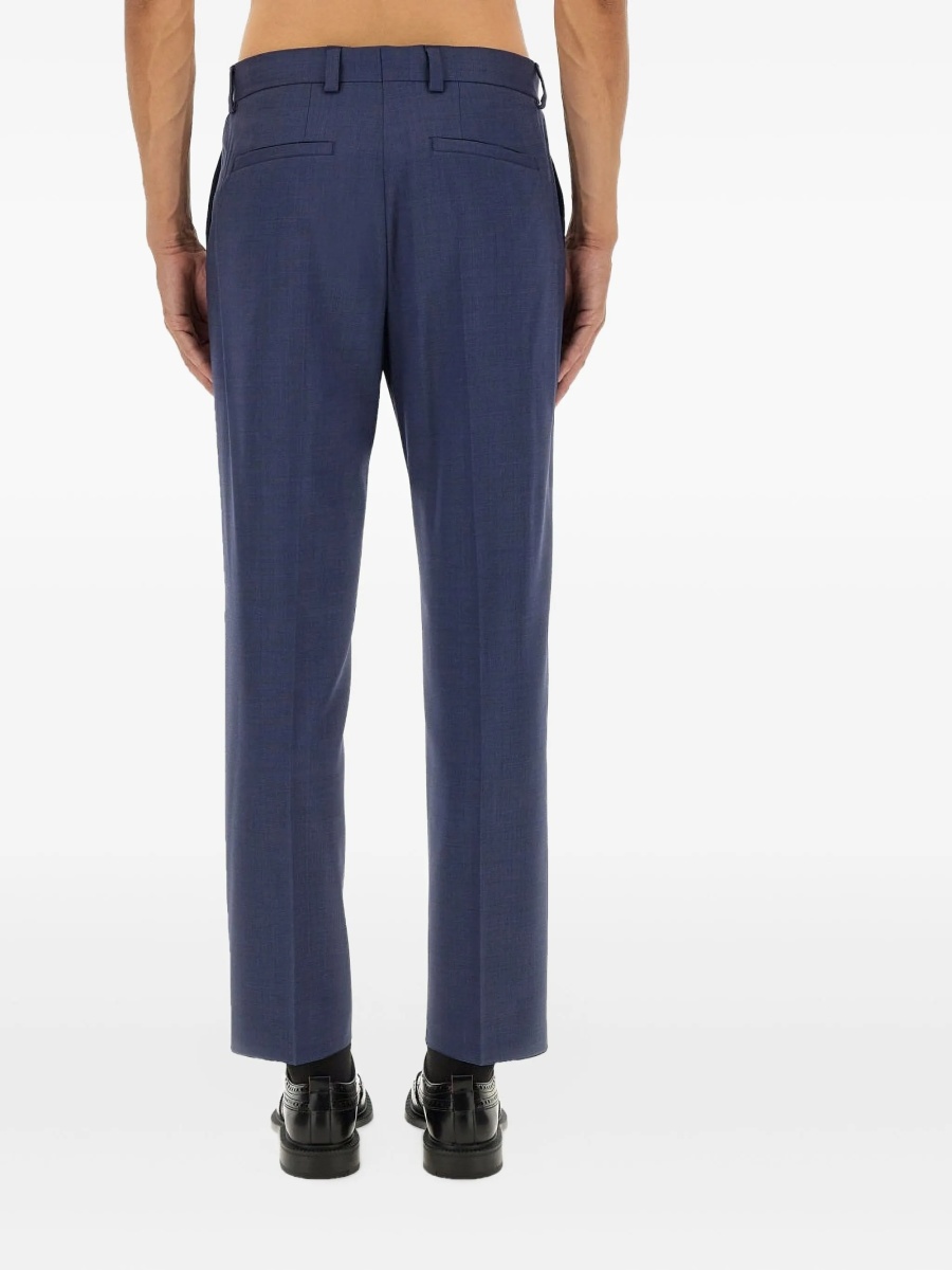 Pantaloni eleganti Hugo Boss albastri - Img 4