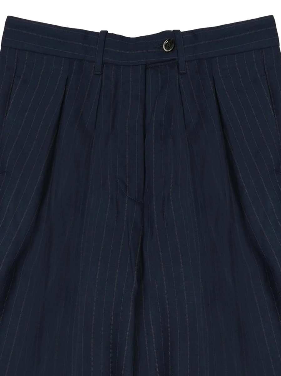 Pantaloni eleganti NINE:INTHE:MORNING albastri - Img 2
