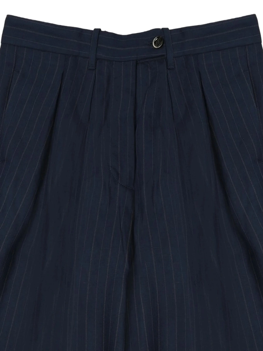 Pantaloni eleganti NINE:INTHE:MORNING albastri - Img 2