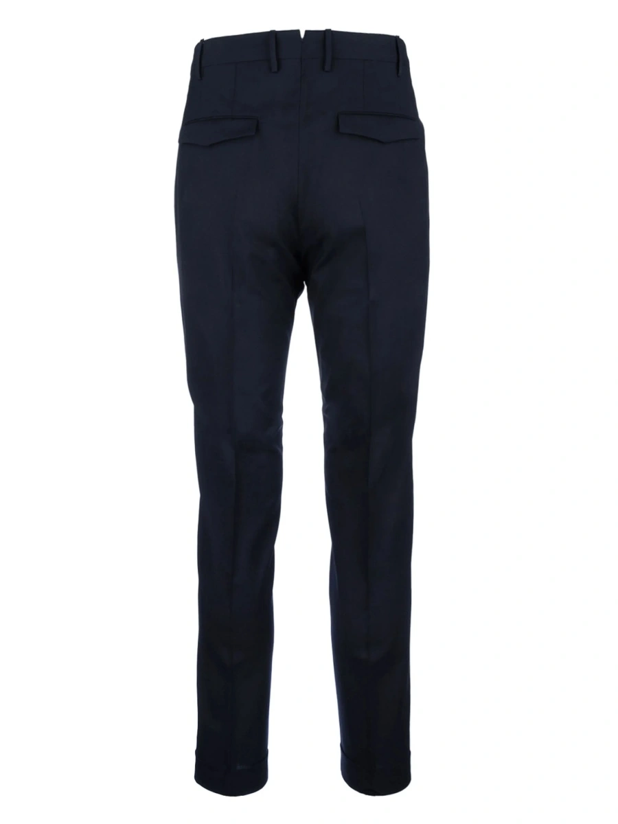 Pantaloni eleganti PT TORINO albastri - Img 2