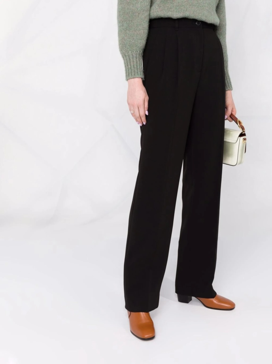 Pantaloni eleganti Tory Burch negri - Img 5