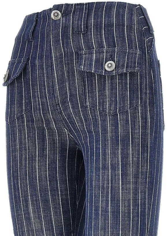 Pantaloni Esibizionista Capsule pinstriped pants - Img 2