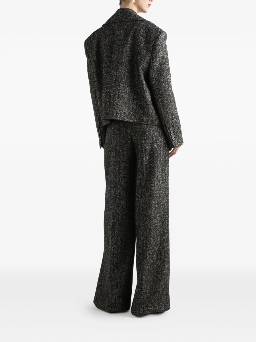 Pantaloni evazati Dolce &amp; Gabbana negri - Img 3