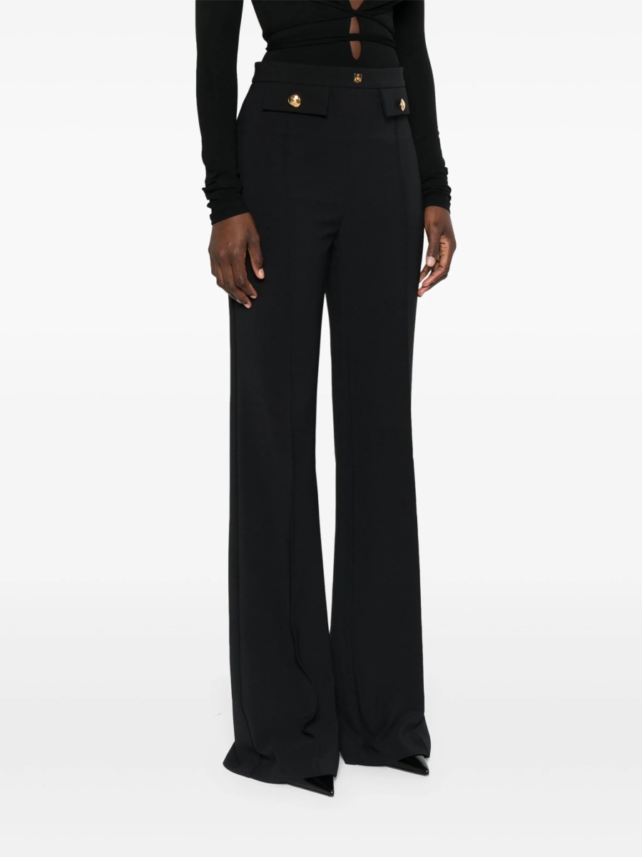 Pantaloni evazati Elisabetta Franchi negri - Img 3