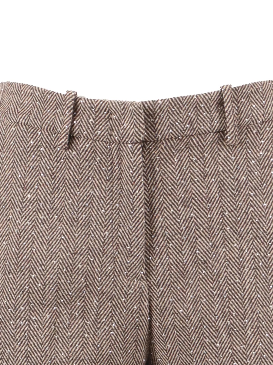 Pantaloni evazati Ermanno Scervino maro - Img 3