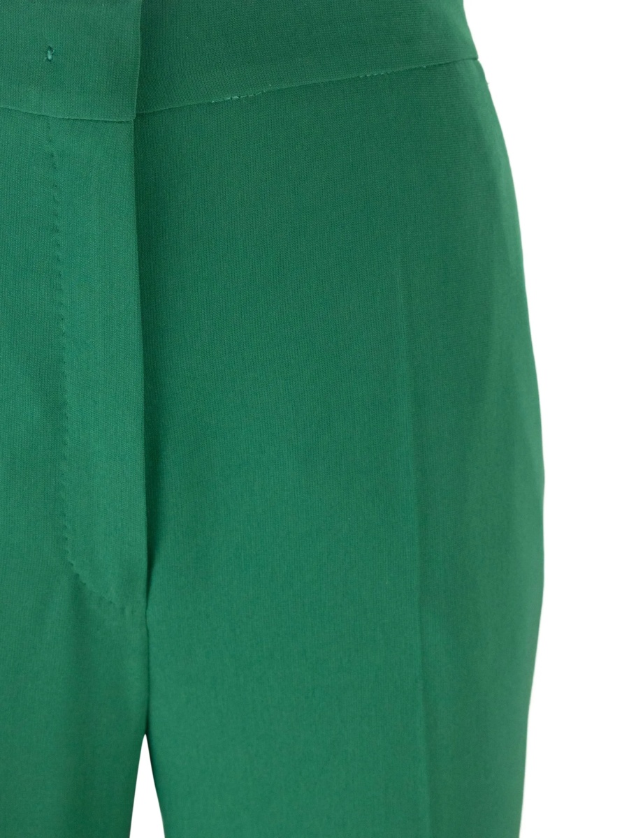 Pantaloni evazati MaxMara Studio verzi - Img 3