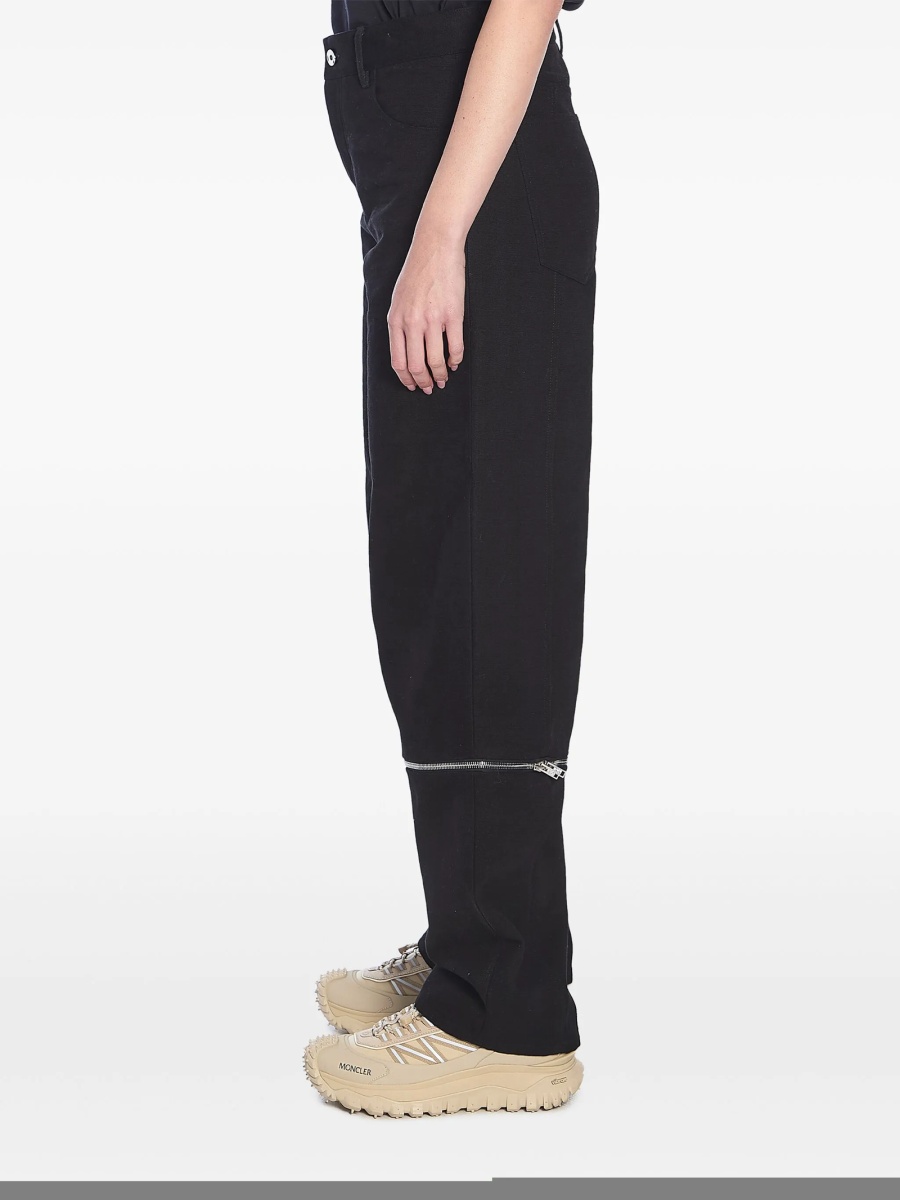 Pantaloni evazati MONCLER WILLOW SMITH negri - Img 3
