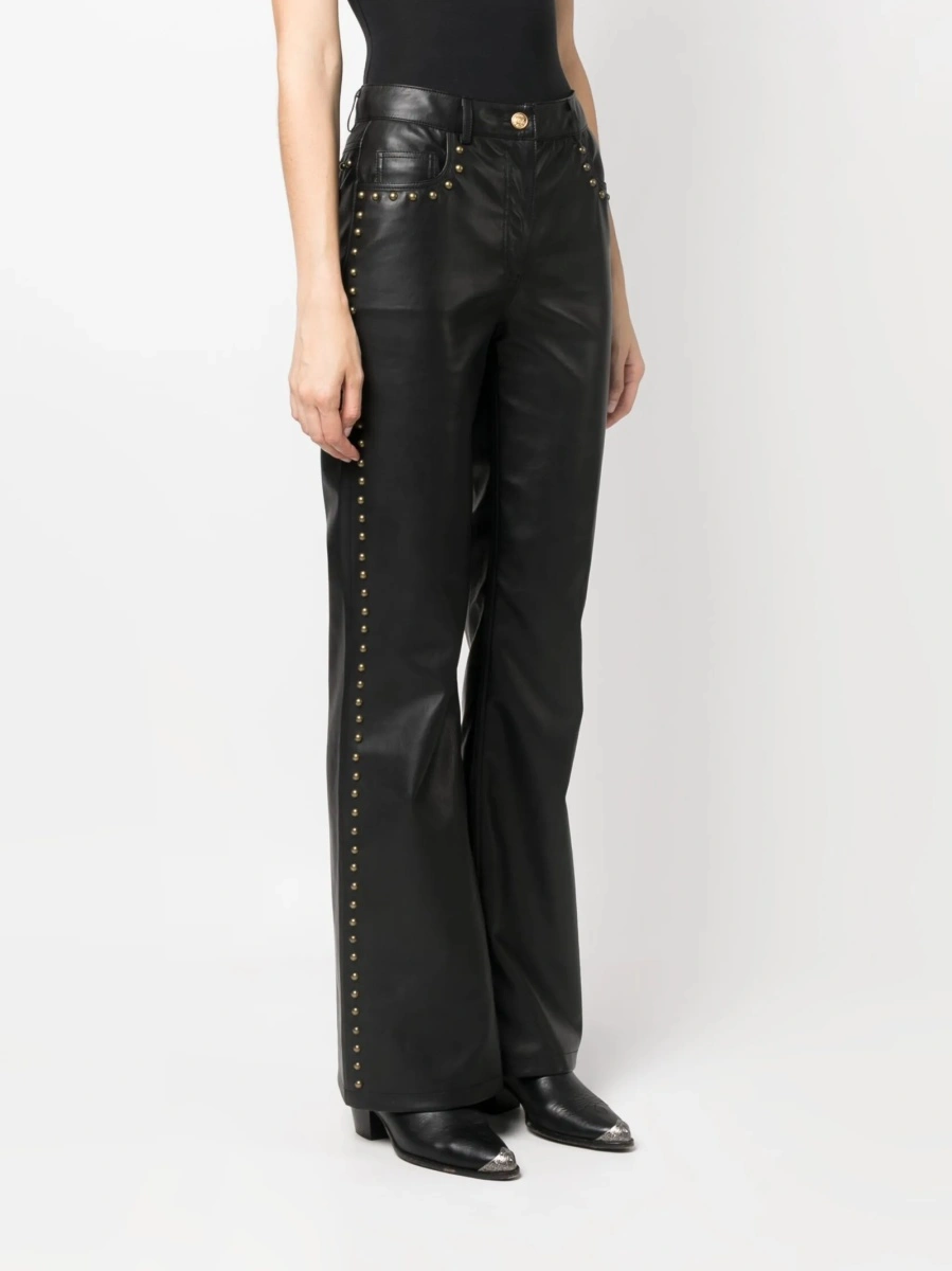 Pantaloni evazati MOSCHINO JEANS negri - Img 3