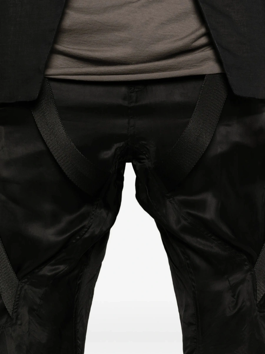 Pantaloni evazati Rick Owens negri - Img 5
