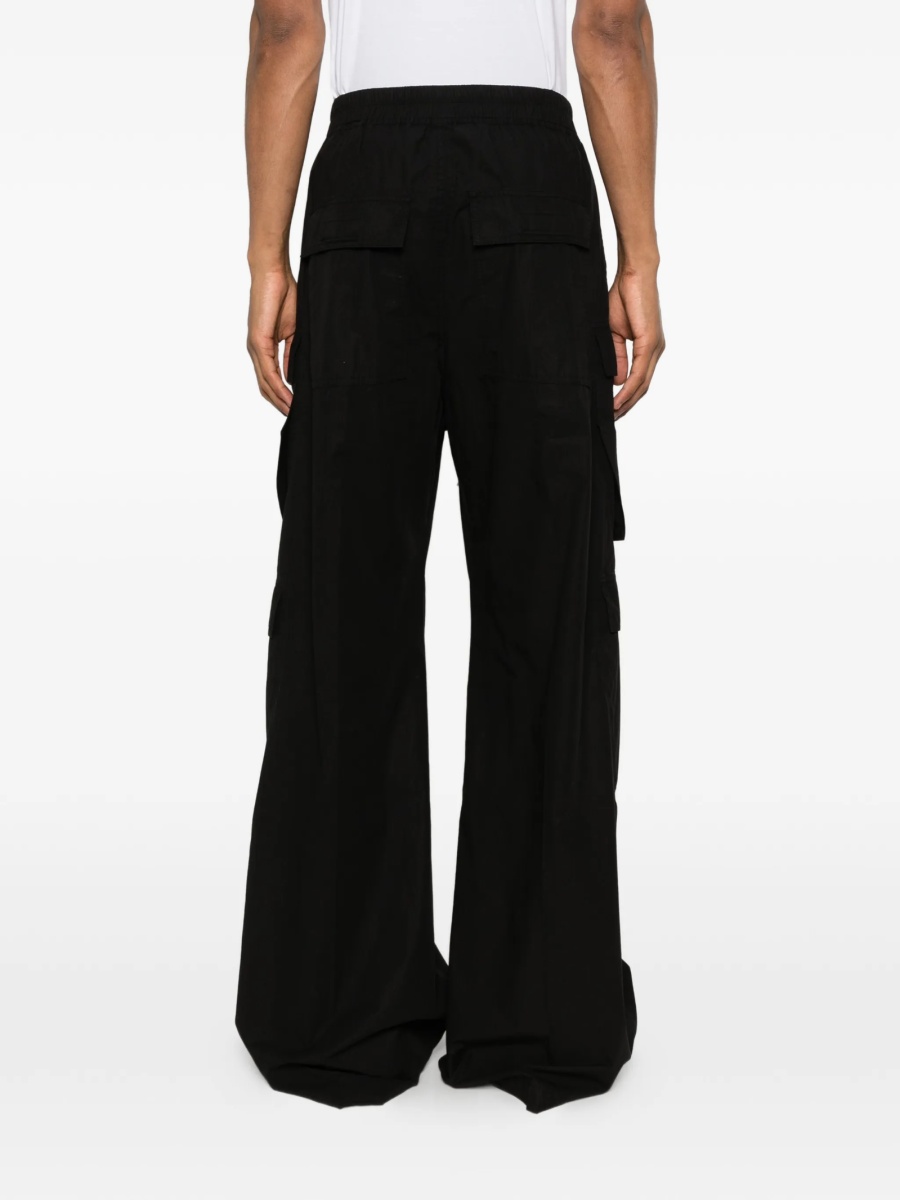 Pantaloni evazati Rick Owens negri - Img 4