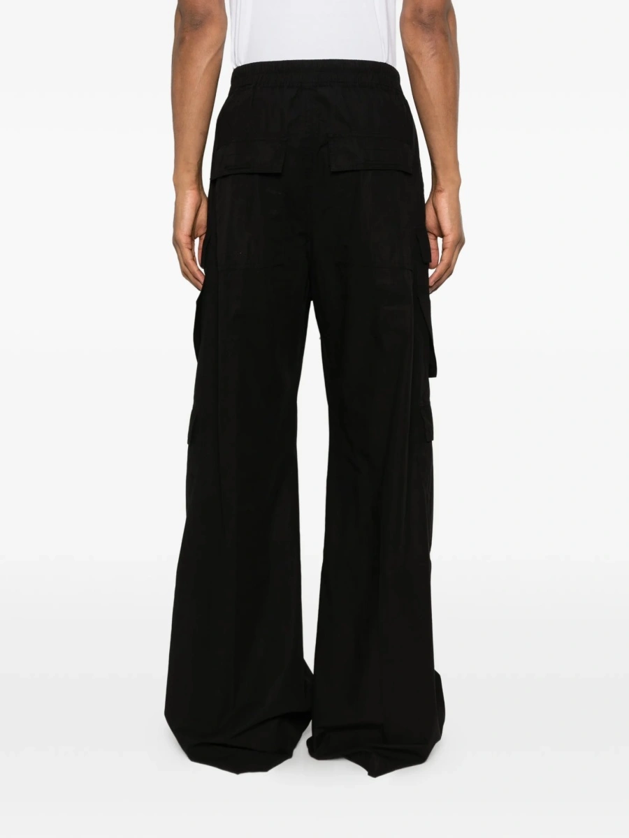 Pantaloni evazati Rick Owens negri - Img 4