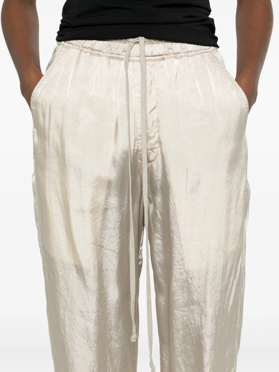 Pantaloni evazati Rick Owens neutri din cupru - Img 5