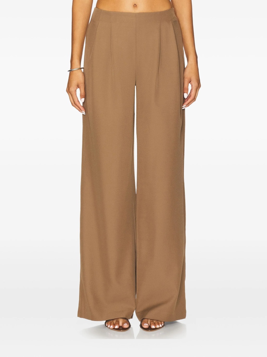 Pantaloni evazati Selia Richwood maro - Img 3