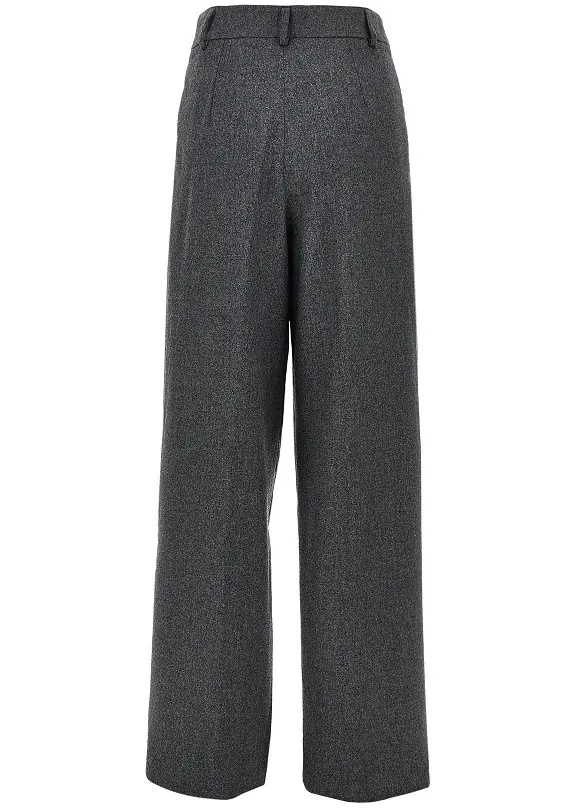 Pantaloni Flannel pants with darts - Img 3