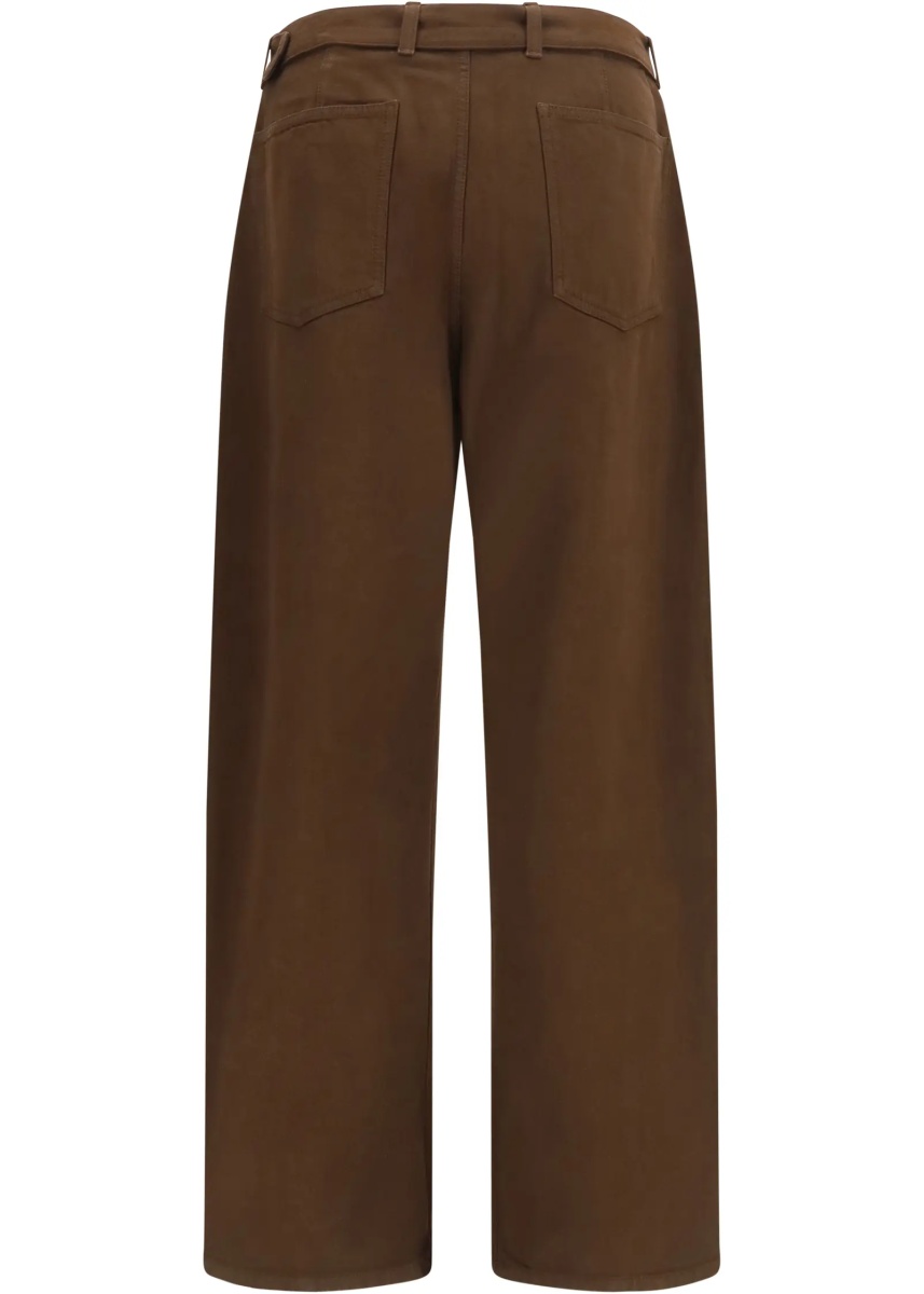 Pantaloni Heavy dyed twill Belted Pants - Img 2