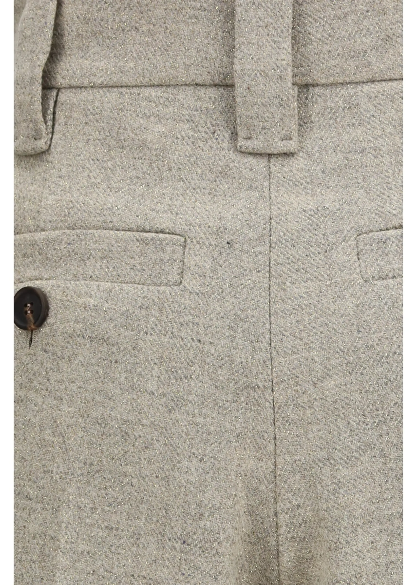 Pantaloni High-waisted pleated Pants - Img 3