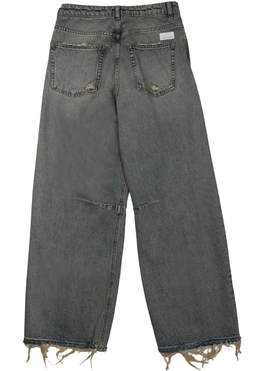 Pantaloni Jeans "Ergonomic" Effetto "Destroy" - Img 2