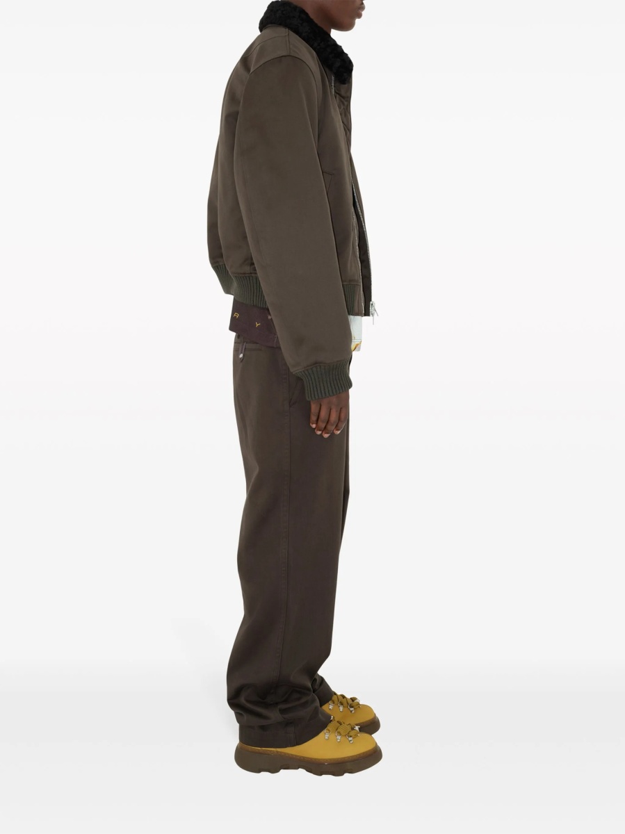 Pantaloni loose fit Burberry maro - Img 3