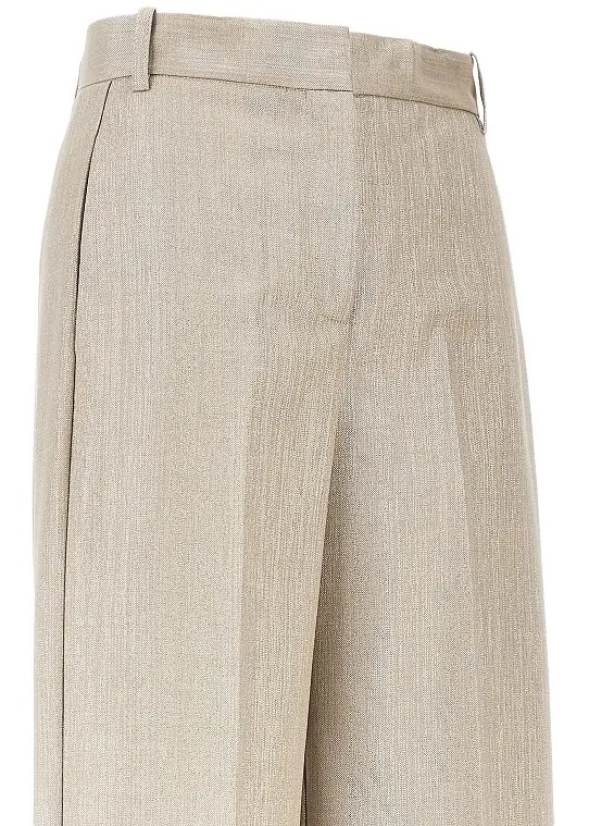 Pantaloni Lurex viscose and wool-blend pants - Img 2