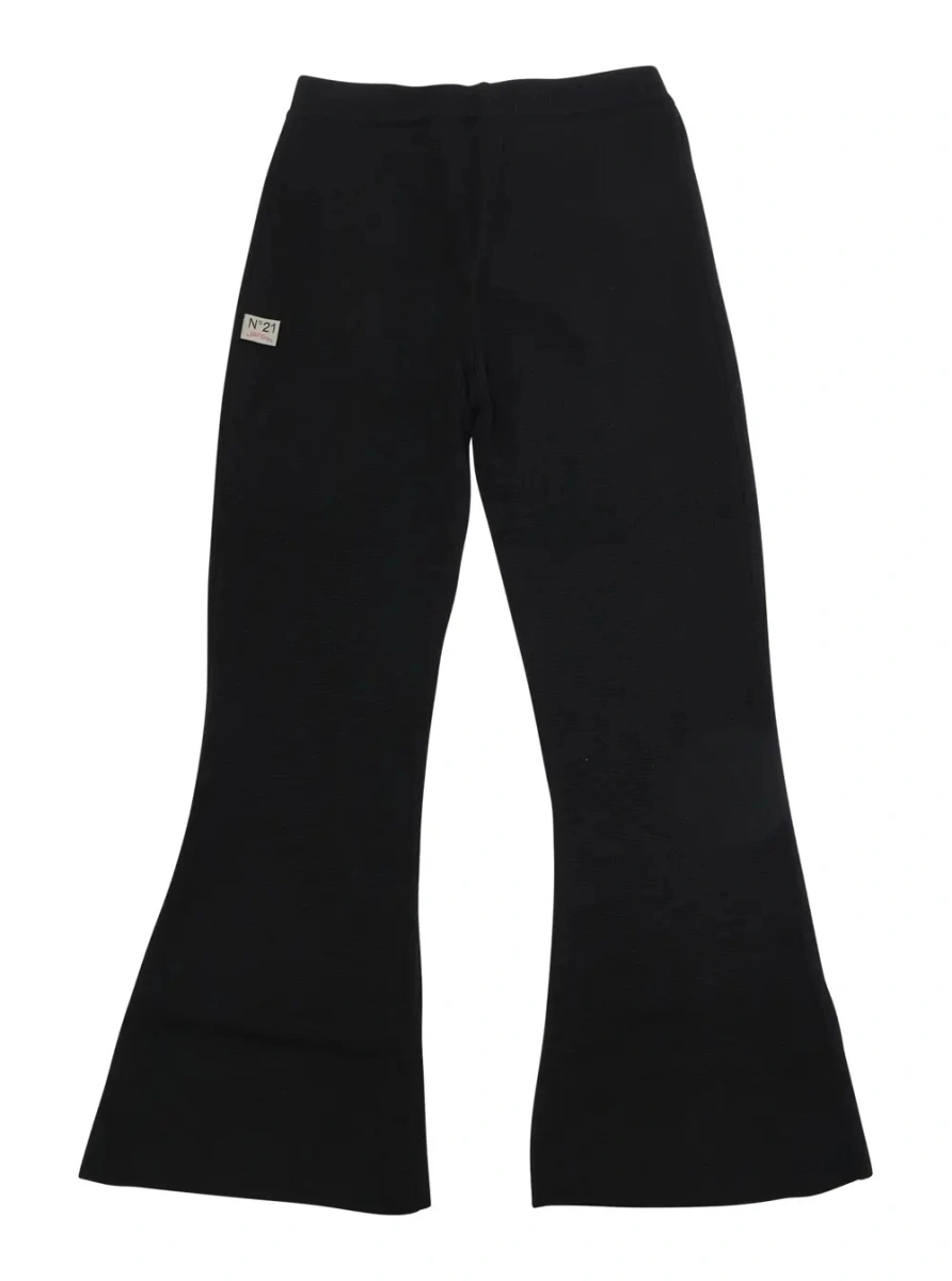 Pantaloni N°21 Kids negri din lana - Img 2