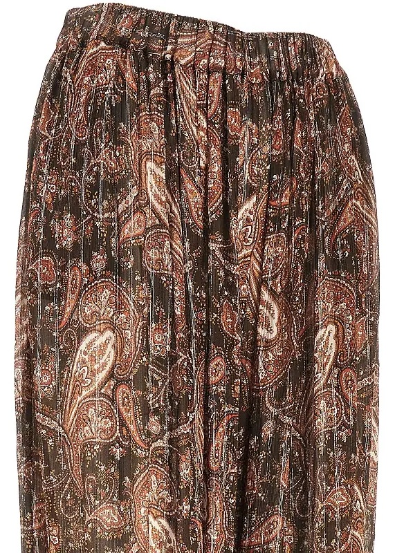 Pantaloni 'Noor' Paisley georgette pants - Img 2