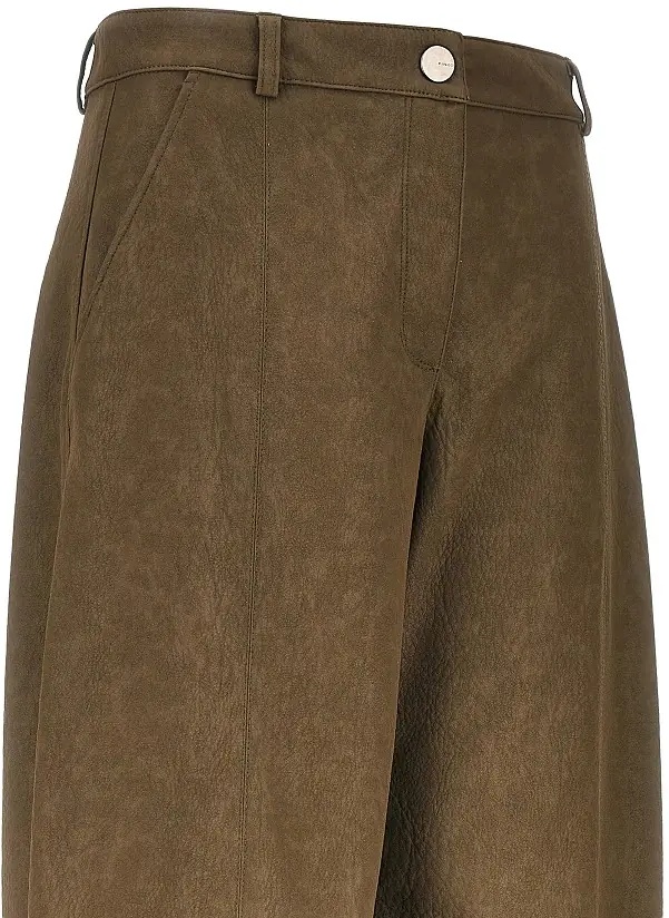 Pantaloni Nubuck-effect fabric pants - Img 2