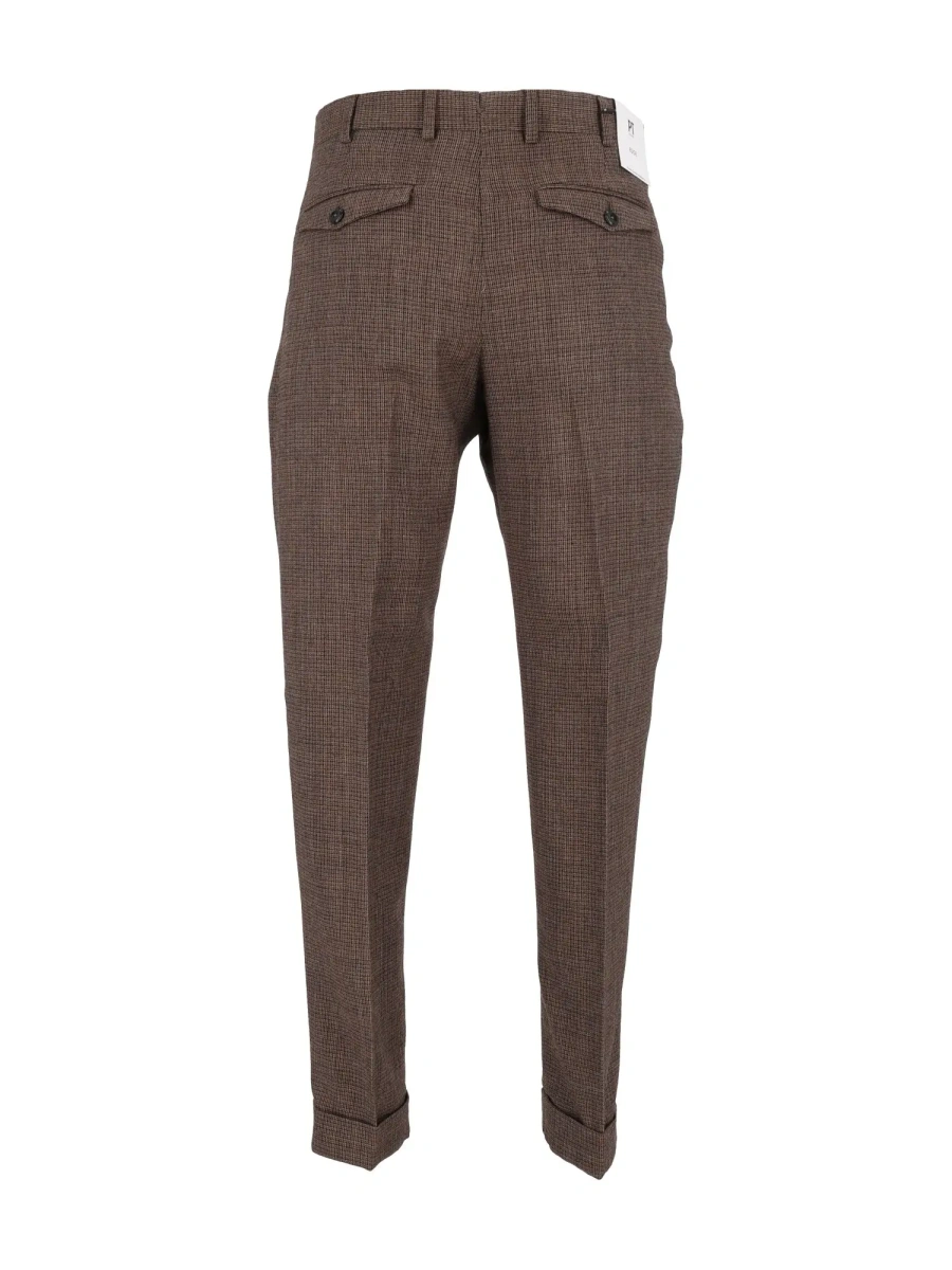Pantaloni Pants - REBEL 1 Pleat, Diagonal Pockets, Flap Back Pockets, Turn-Up - Img 3