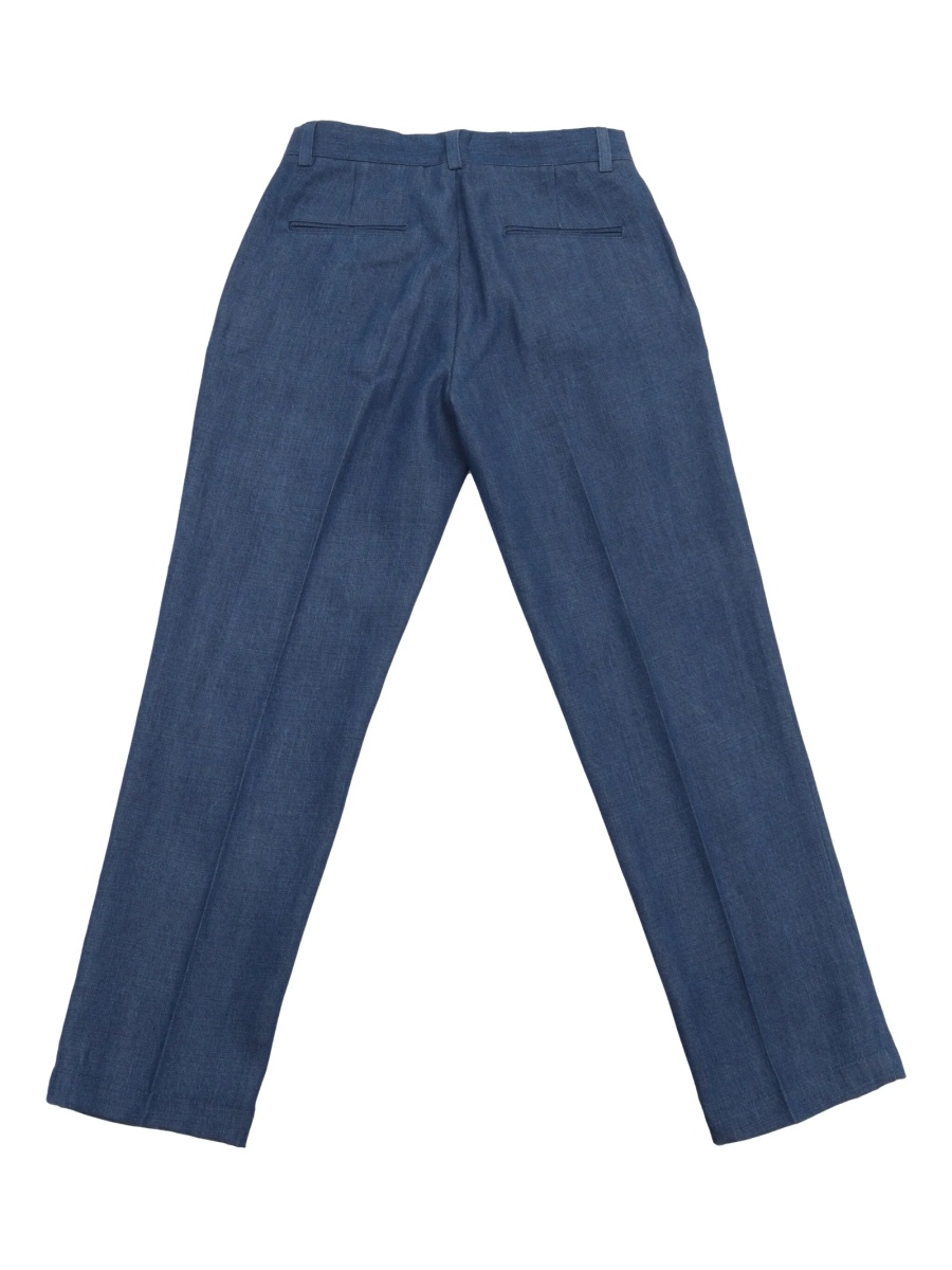 Pantaloni Paolo Pecora albastri - Img 2