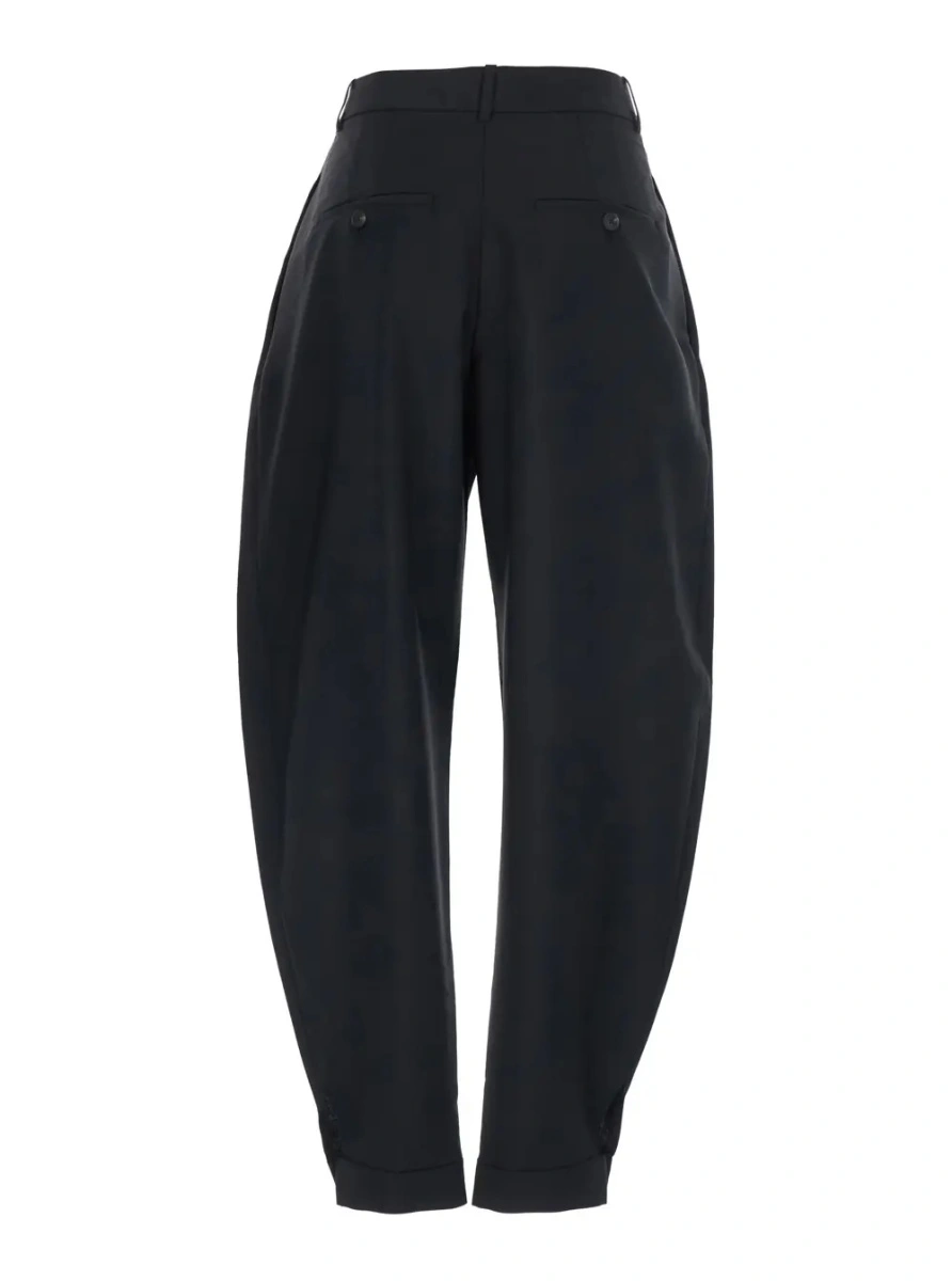 Pantaloni ROHE negri din lana - Img 2