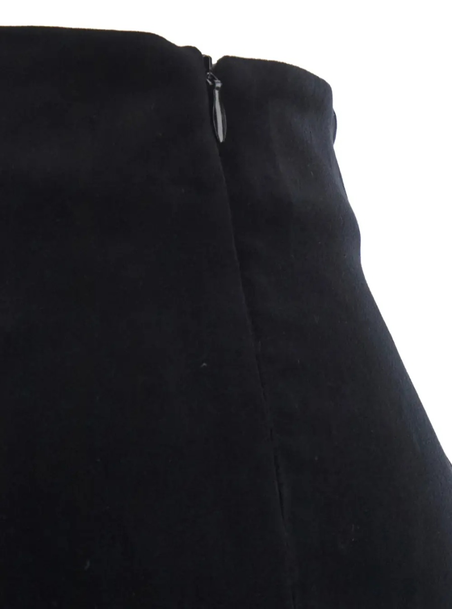 Pantaloni 'SAMUEL' Black Pants with side closure in Velvet for men - Img 3