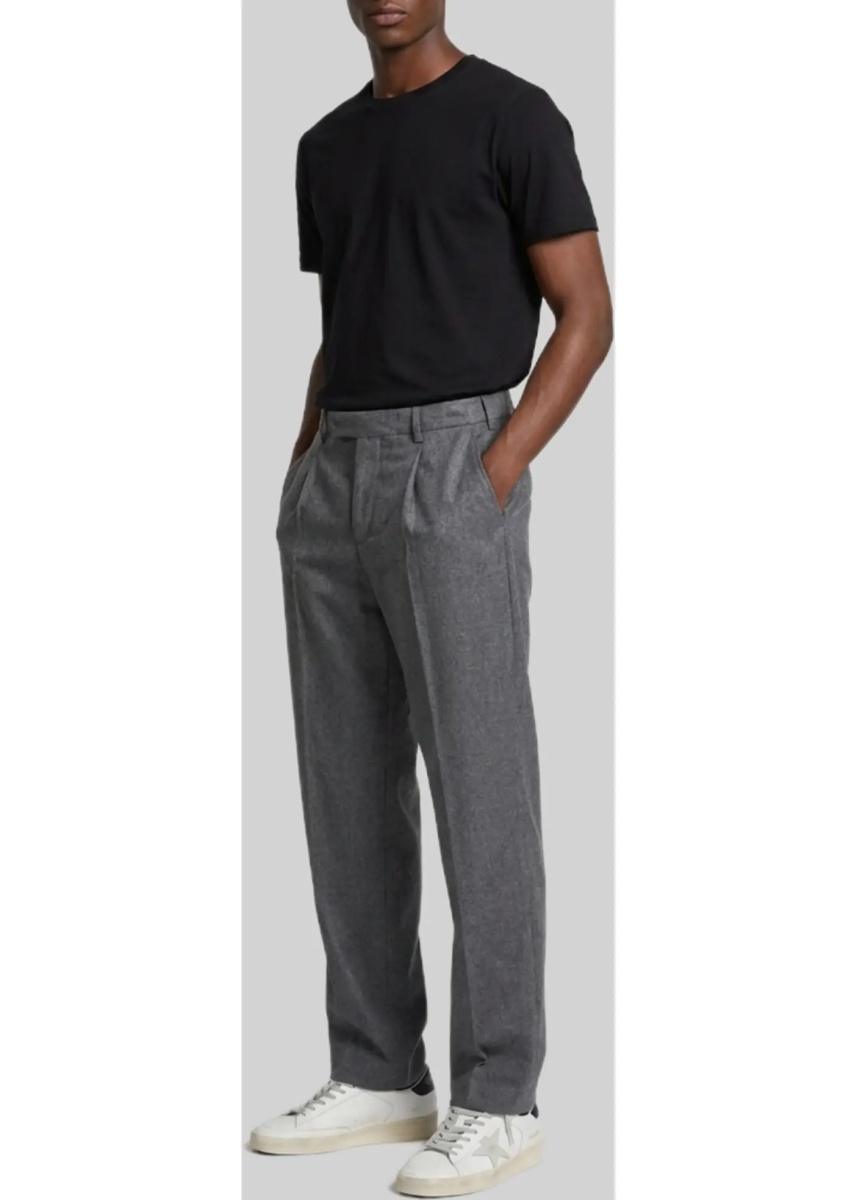 Pantaloni Samuel Trousers In Wool Drill - Img 2