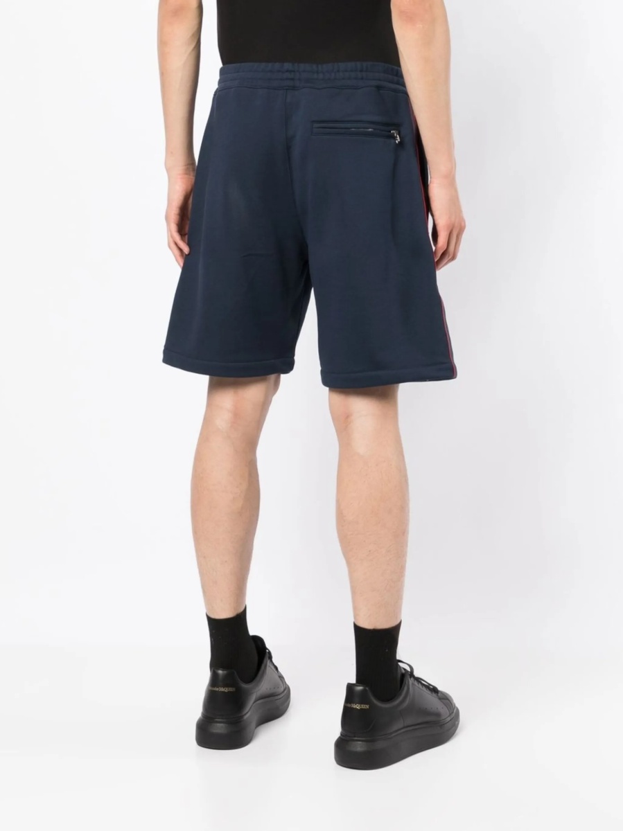 Pantaloni scurti Alexander McQueen albastri - Img 4