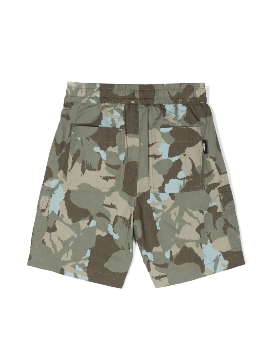 Pantaloni scurti Aspesi verzi din bumbac - Img 2