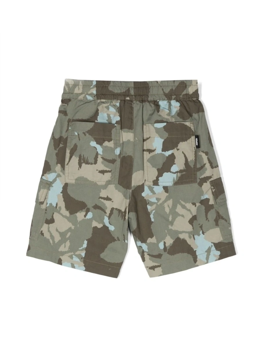 Pantaloni scurti Aspesi verzi din bumbac - Img 2