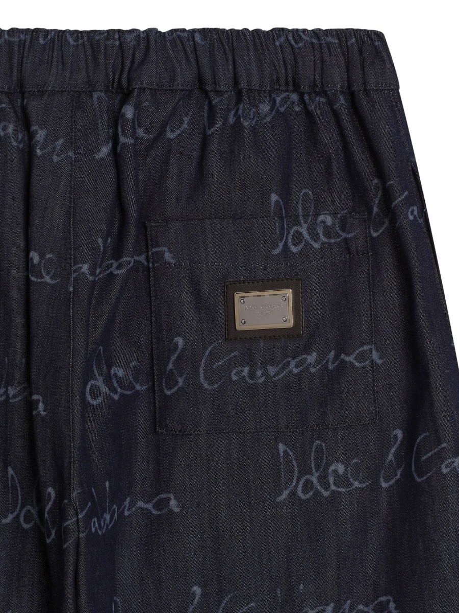 Pantaloni scurti Dolce &amp; Gabbana albastri - Img 4