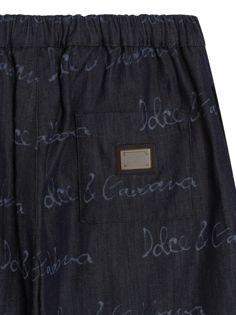 Pantaloni scurti Dolce &amp; Gabbana albastri - Img 4