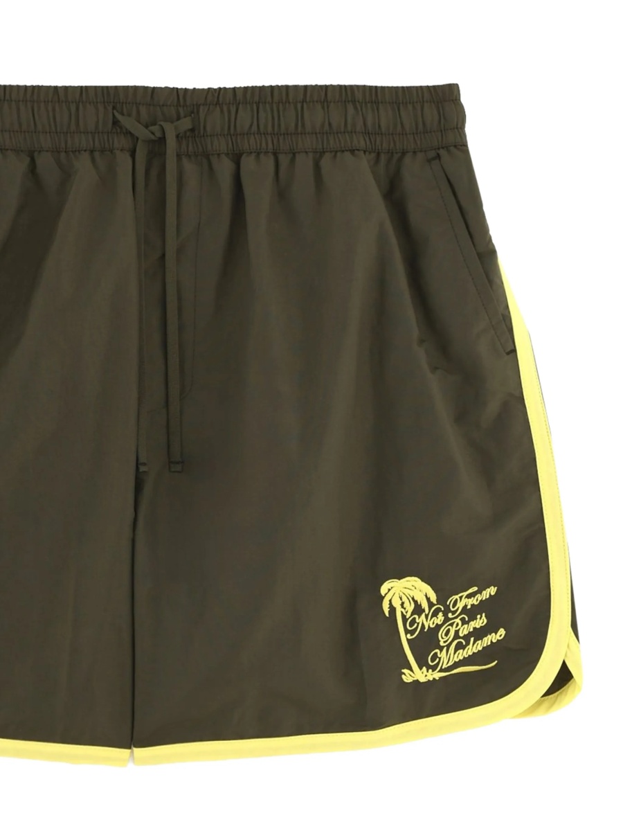 Pantaloni scurti DRÔLE DE MONSIEUR verzi - Img 2