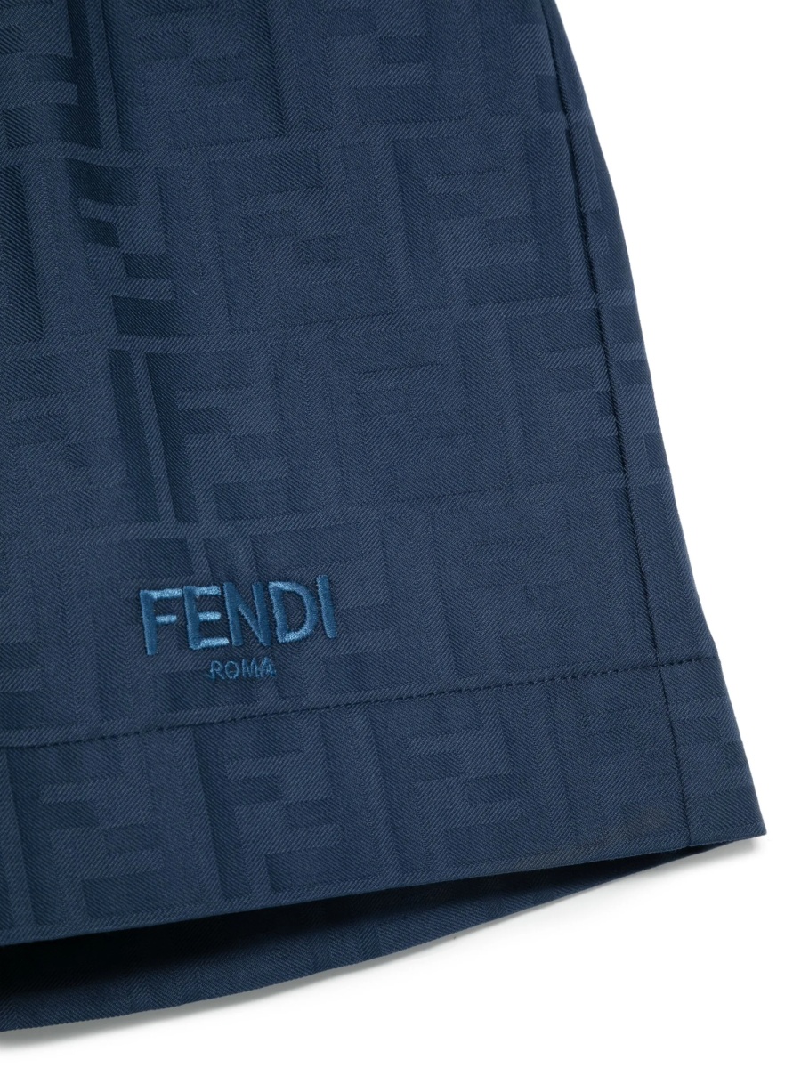 Pantaloni scurti Fendi albastri - Img 3