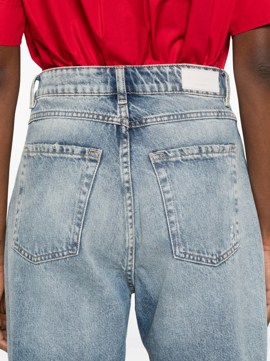 Pantaloni scurti Icon Denim albastri din denim - Img 7