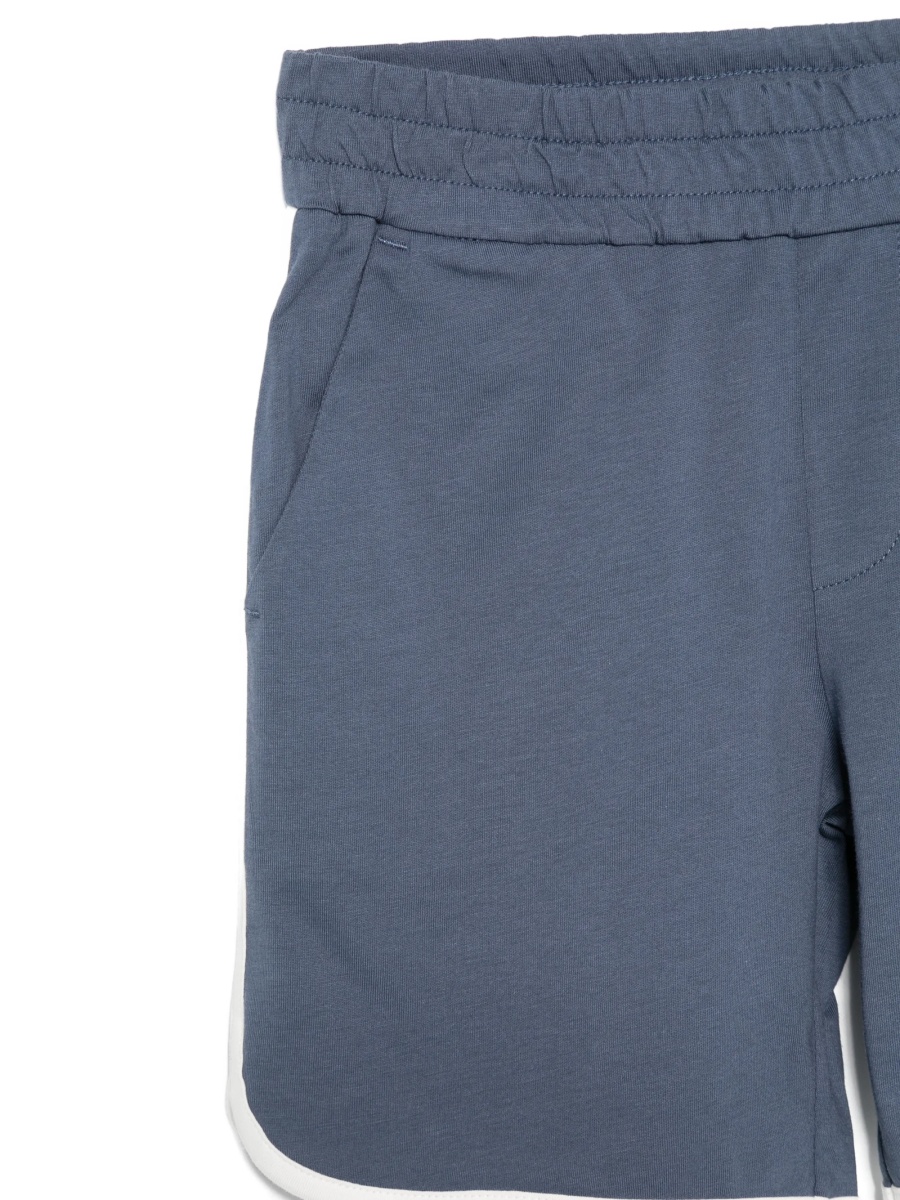 Pantaloni scurti Moncler albi - Img 3