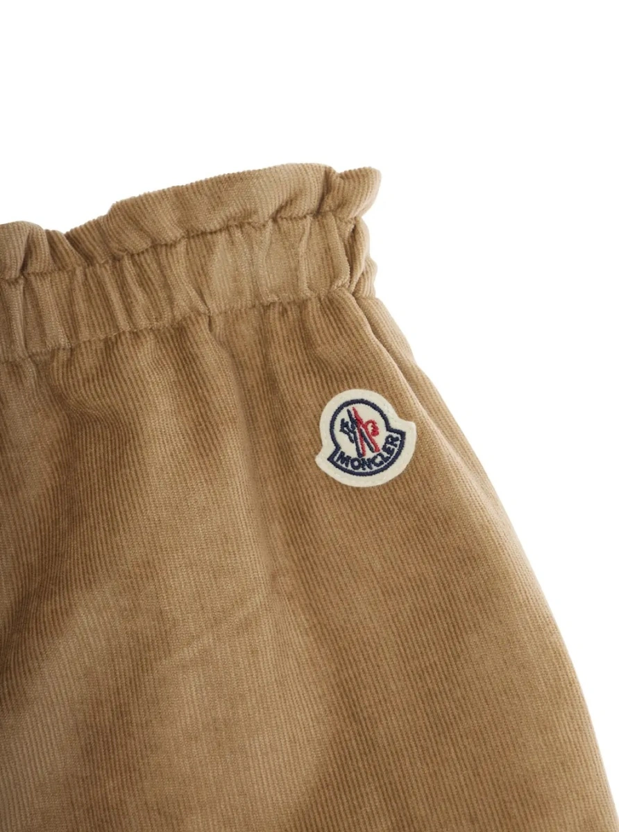 Pantaloni scurti Moncler bej din vascoza - Img 3